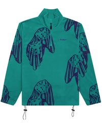 AWAKE NY - Dice Printed Quarter Zip Sweater Awk Sp23 Ot004 Teapu" - Lyst