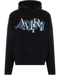Amiri - Embroidered Dragon Logo Hoodie Amjyhd1004 001" - Lyst