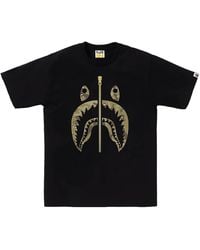 A Bathing Ape - Bitmap Shark T-Shirt 1K80 110 040" - Lyst
