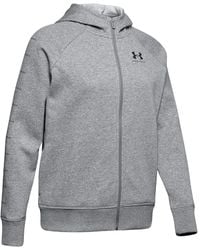 Under Armour - Rival Fleece Sportstyle Hoodie "Steel Medium Heather 1348559 035" - Lyst