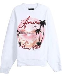 Amiri - Paradise Airbrush Oversized Sweatshirt Amjycw1032 100" - Lyst