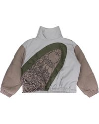 Who Decides War - Diagonal Glass Puffer Jacket 1300920030Aw23 Mult" - Lyst