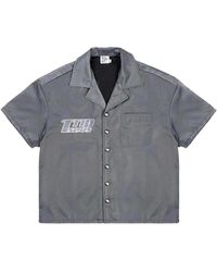 Triple Sevens - Nylon Button Up Shirt Ts7016" - Lyst