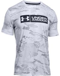 Under Armour - Short Sleeve Camo Tech T-Shirt "Ridge Reaper Camo Snow Afs" 1297280 956" - Lyst