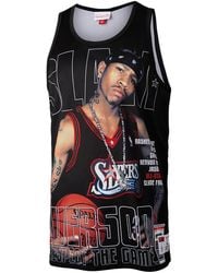 Mitchell & Ness - Slam Sublimated Tank "76Ers Allen Iverson" Tmtk3448 P76Yyaivblck" - Lyst