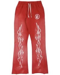 HELLSTAR - Studios Racer Flare Sweatpants Hsr473" - Lyst