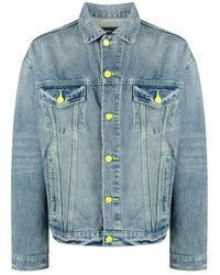 Purple Brand - Vintage Light Neon Pop Oversized Jean Jacket P027 Vinj123" - Lyst