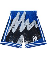 Mitchell & Ness - Hyper Hoops Fashion Shorts "Mlb Ny Yankees" Pshr1255 Nyyyypppblck" - Lyst
