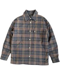 Amiri - Ma Plaid Logo Padded Overshirt Amr012" - Lyst