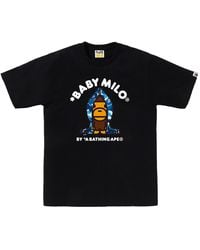 A Bathing Ape - Abc Camo Milo Hoodie Ss T-Shirt Camo" 0Zxtemx00510Q Bkk" - Lyst