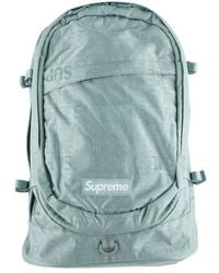light blue supreme backpack