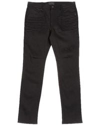 RTA - Bryant Skinny Jean Raw Denim" Mf24D864 B1205Blrdn" - Lyst