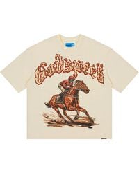 GODSPEED NEW YORK - Thoroughbred Ii T-Shirt "Bone" Gs882" - Lyst