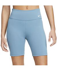 Nike - One Mid-Rise 7" Biker Shorts "Aqua/ Dd0243 440" - Lyst