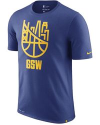 Nike - Nba Dri‑Fit Essential T‑Shirt "Golden State Warriors" 871037 495" - Lyst