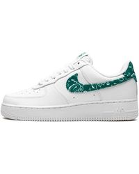 Nike - Air Force 1 Lo '07 Essen Mns "green Paisley" Shoes - Lyst