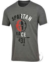 Reebok - Spartan Race Graphic T-Shirt "Dark Heather" B83864" - Lyst
