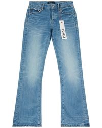 Purple Brand - Coated Flared Denim P004 Cflc324" - Lyst