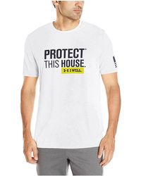 Under Armour - Protect This House Tech T-Shirt 1285722 100" - Lyst