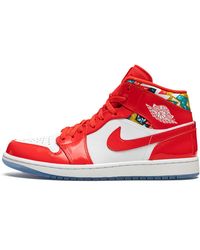 Nike - Air 1 Mid Se "Barcelona Sweater" Dc7294 600" - Lyst