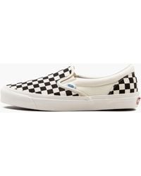 Vans - Og Classic Slip-on "checkerboard" Shoes - Lyst