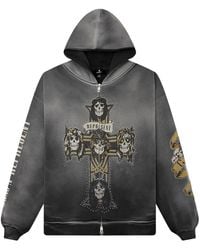 Represent - Guns N' Roses Cross Zip Hoodie "Stained" Mlm100760 04" - Lyst