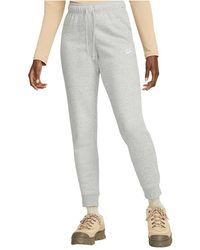 Nike - Nsw Club Fleece Mid-Rise Slim Joggers "Dark Heather Dq5174 063" - Lyst