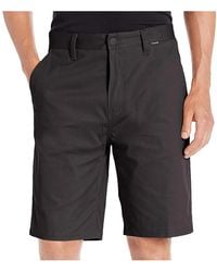 Hurley - Only Stretch Chino 21" Walk Shorts Av7935 010" - Lyst