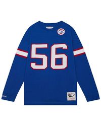 Mitchell & Ness - Nfl N&N Ls Tee Giants 1986 Lawrence Taylor "Royal" Tnnc3402 Nyg86Ltaroya" - Lyst