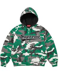 Supreme - Quilted Zip Up Hooded Sweatshirt "Fw25 - Lyst