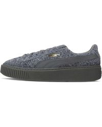 PUMA - Suede Platform Elemental /Steel" 362224 02" - Lyst
