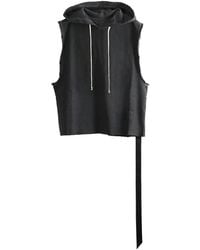 Rick Owens - Hooded Tunic Sweatshirt "Faded" Du02F6165 Fdp 139" - Lyst