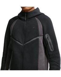 Nike - Tech Colour-Block Full-Zip Fleece Windrunner Jacket Anthracite If1325 010" - Lyst