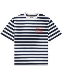 GALLERY DEPT. - French Logo Striped Cotton Jersey T-Shirt Gd138" - Lyst