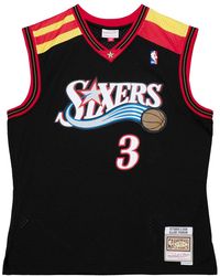 Mitchell & Ness - Alt Spain Jersey 76Ers 2006 Allen Iverson Smjy4203 P7606Aivblck" - Lyst