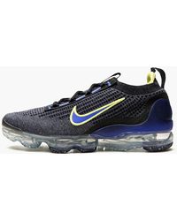 Nike - Air Vapormax 2021 Flyknit "obsidian Light Lemon Twist" Shoes - Lyst