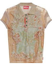DIESEL - T-Devlo Short Sleeves Top A22382 0Sibv 7Gja" - Lyst