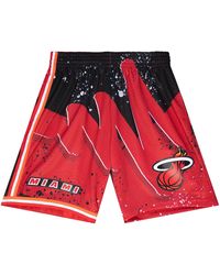 Mitchell & Ness - Hyper Hoops Swingman Shorts "Nba Miami Heat 1996" Pfsw1254 Mhe96Pppred1" - Lyst