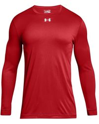 Under Armour - Locker T-Shirt 2.0 Long Sleeve Shirt Metallic" 1305776 600" - Lyst
