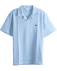 Lacoste - Classic Fit Cotton-Linen Polo Shirt "Chambray" Ph2449 Hba" - Lyst