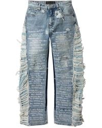 Who Decides War - Ultra Flare Scripture Denim Jeans Ebgldwuv" - Lyst