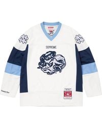 Supreme - Mitchell & Ness Ncaa Hockey Jersey "Unc" Su787" - Lyst