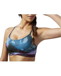 Reebok - Studio Yoga Strappy Bra "Sheer" Aa1592" - Lyst