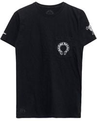 Chrome Hearts - Horseshoe & Cross Back T-Shirt Chrm1441" - Lyst