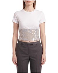 Brunello Cucinelli - Linen Corset Shirt "Naturale" Brun2206" - Lyst