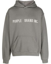 Purple Brand - Artifact Embroidered Hoodie P404 Aehc122" - Lyst