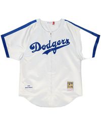 Mitchell & Ness - Satin Jersey "Mlb Brooklyn Dodgers 1949 Jackie Robinson" Ajy13377 Bdo49Jropegy" - Lyst