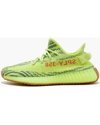 Yeezy Boost 350 V2 semi Frozen Sneakers in Green