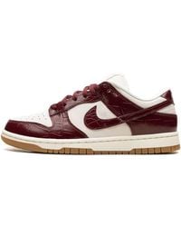 Nike - Dunk Low Lx "team Red Croc" Shoes - Lyst