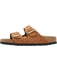 Birkenstock - Arizona Synthetics "Leopard Pecan" 1031926" - Lyst